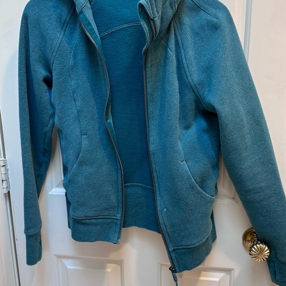 Blue Zip-Up Hoodie